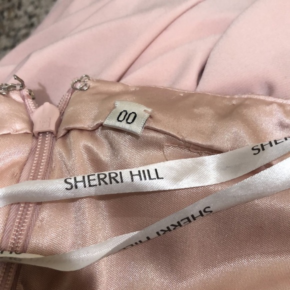 Sherri Hill Maxi Skirt Size 00 Pastel Pink Rhinestone Pearl - Picture 7 of 7